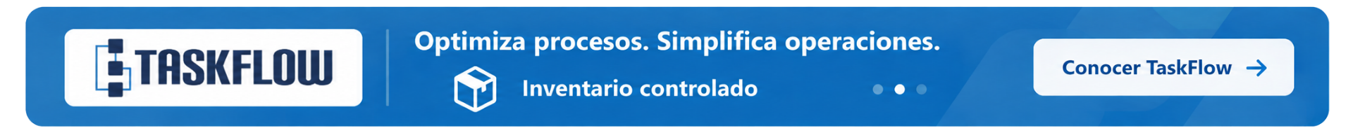 TaskFlow: inventario controlado