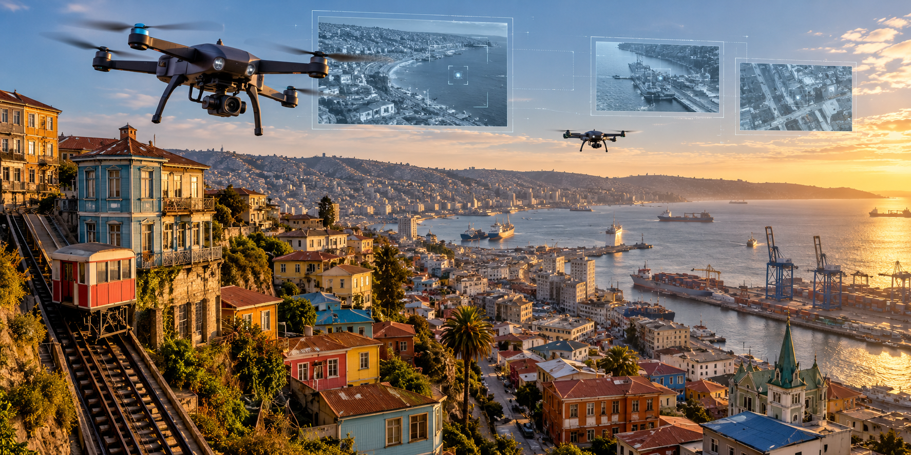 Imagen de Valparaíso destina $729 millones para mantener ocho drones de televigilancia hasta 2027